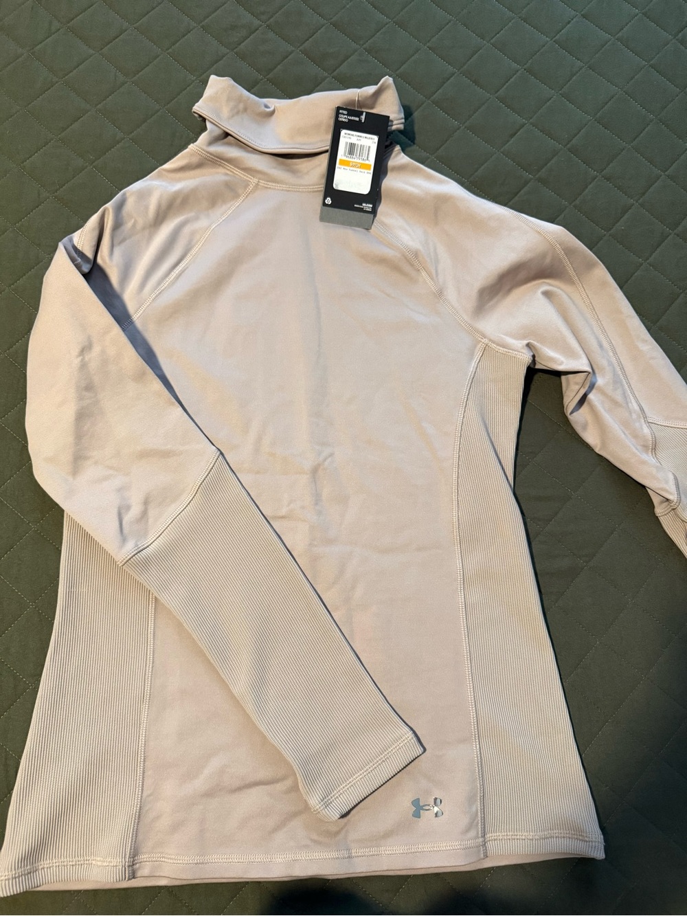 Under Armour Women’s Funnel Neck Long-Sleeve Top - Taupe